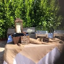 Group gathering and celebration at Haze Estate